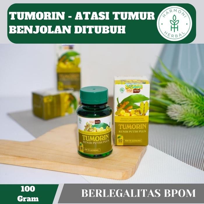 

Terlaris Tumorin Kunir Putih Plus Kapsul Obat Herbal Kanker Benjolan