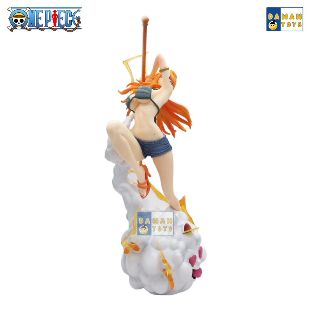 Action Nami One Piece Zeus ThunderBlot Awan Petir Harta karun Popmax