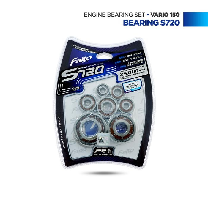 Terlaris Faito Engine Bearing Set Laher Mesin Motor Vario 150 / Vario 125 S720