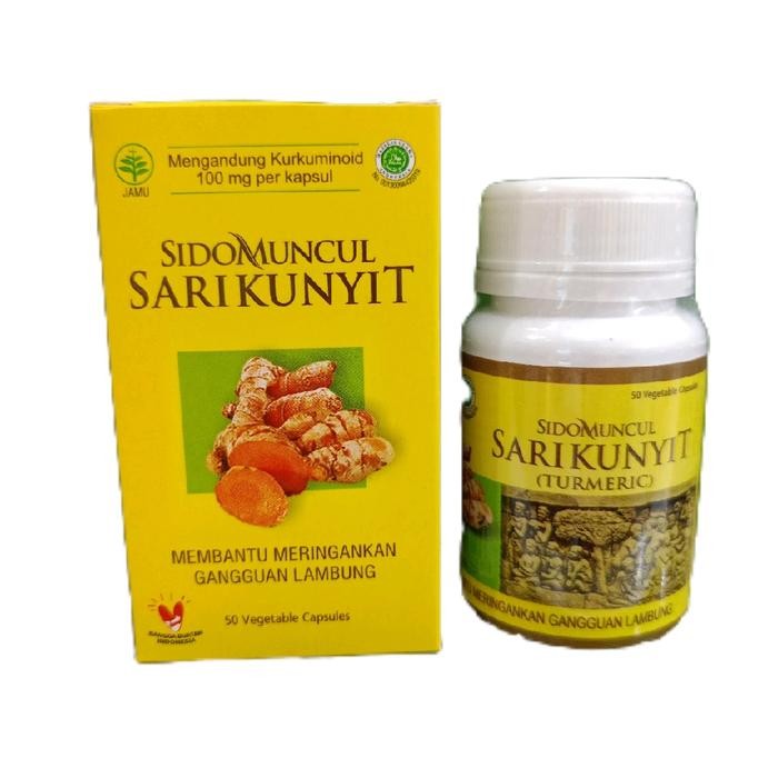 

Terlaris Sari Kunyit Sido Muncuh Isi 50 Kapsul - Suplemen Herbal Untuk Kesehatan Lambung Dan