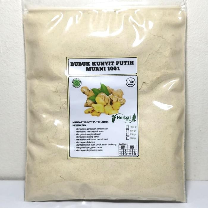 

Terlaris Bubuk Kunyit Putih Kunir Putih Bubuk Kunyit Putih Murni Isi 500Gr