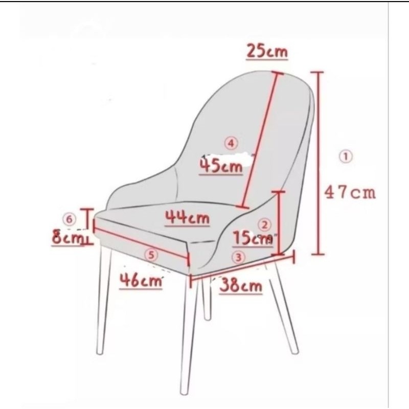 Cover Kursi Sarung Kursi Sofa Melengkung Dengan Sandaran Tangan