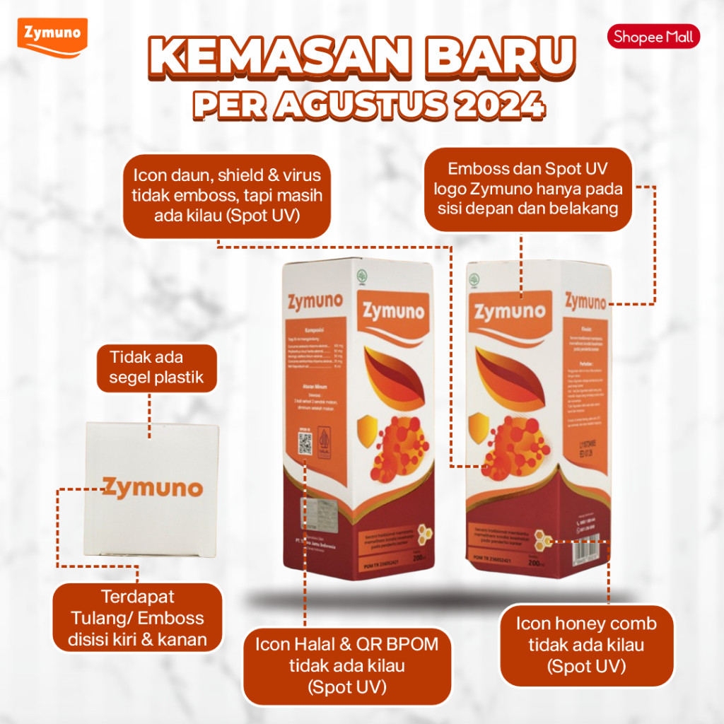 PAKET 5 BOX ZYMUNO 100% ORIGINAL