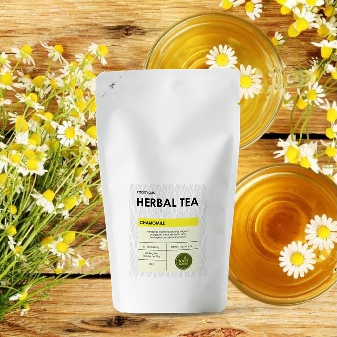 

TERMURAH!! TEH CELUP CHAMOMILE / Chamomile Tea / Teh Herbal Alami