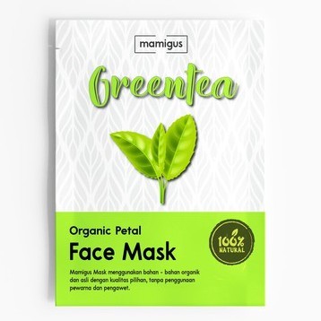 

TERMURAH!! Masker Organik Petal Daun Teh GREENTEA / TEH HIJAU / Organic Tea Leaf Petal Mask