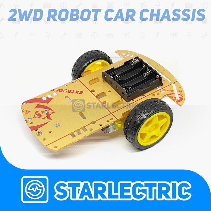 Chasis Mobil Robot 2wd 2 wd Smart Car Robot Chasis Frame Robot