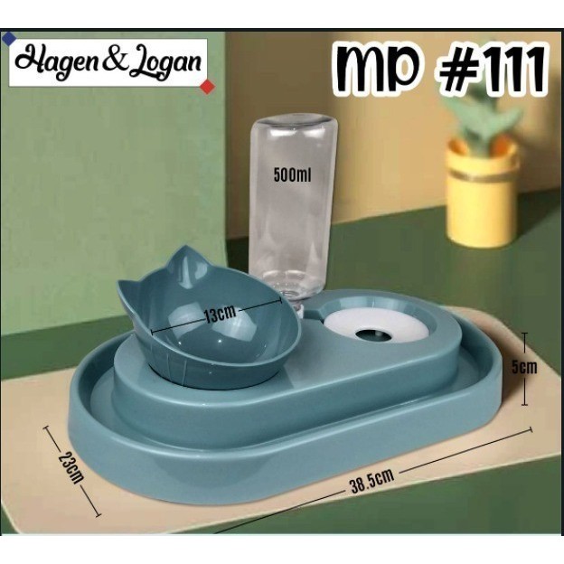 

Dispenser Feeder MP111 - Dispenser Makanan dan Minuman Kucing Anjing