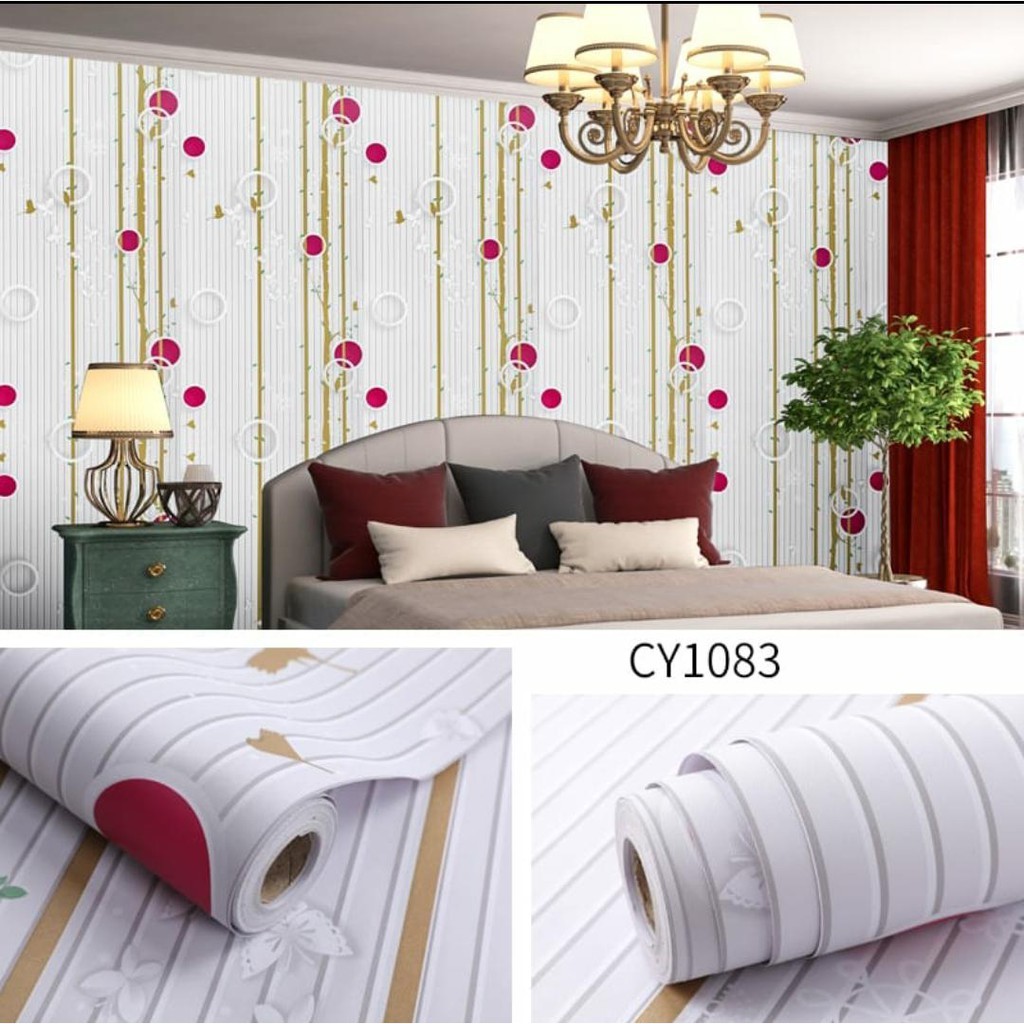 [SIAP KIRIM] Wallpaper Dinding Kamar Tidur - Wallpaper Tembok Ruang Tamu - Wallpaper Dapur - Tempat
