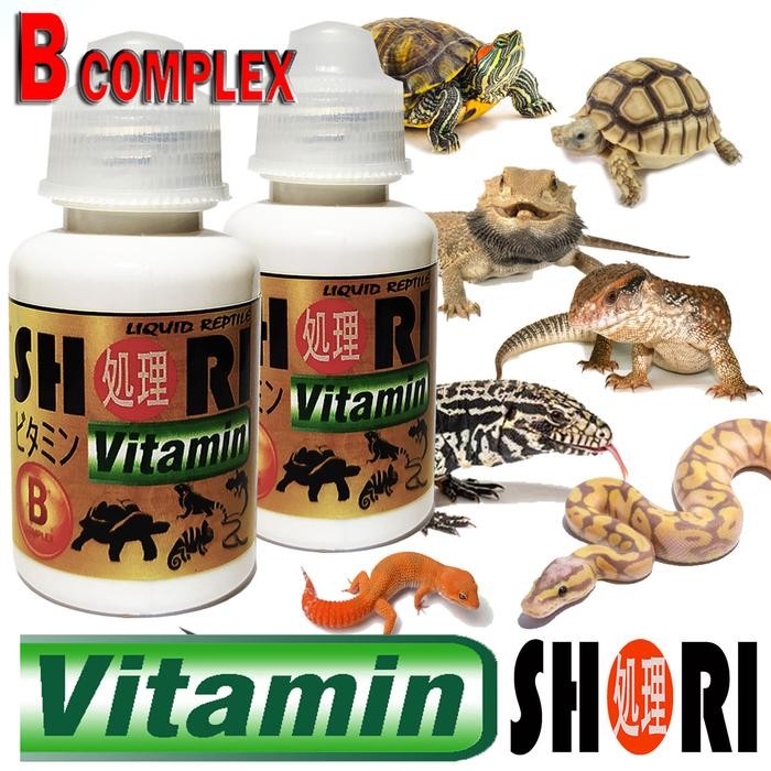 SHORI VITAMIN CAIR OBAT SUPLEMEN GECKO ULAR SALVA BIAWAK IGUANA REPTIL