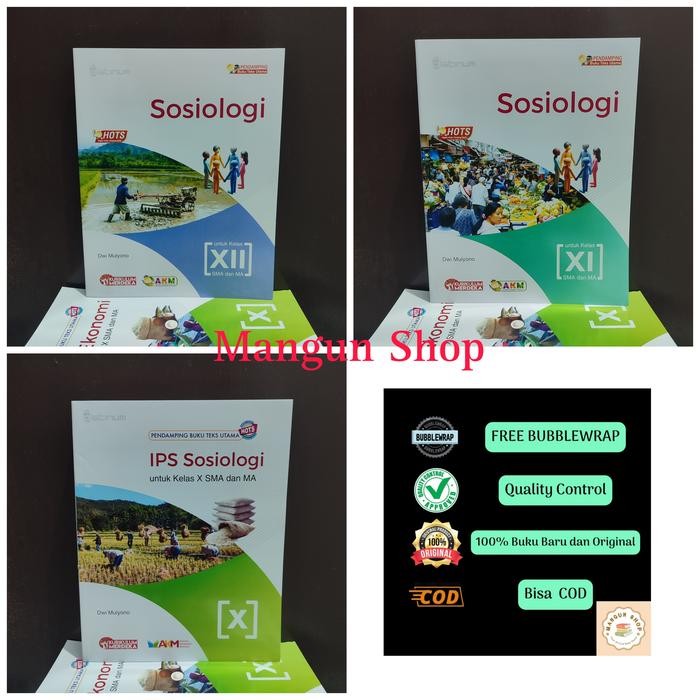 Buku IPS sosiologi Kelas 10,11,12 SMA Kurikulum Merdeka Platinum