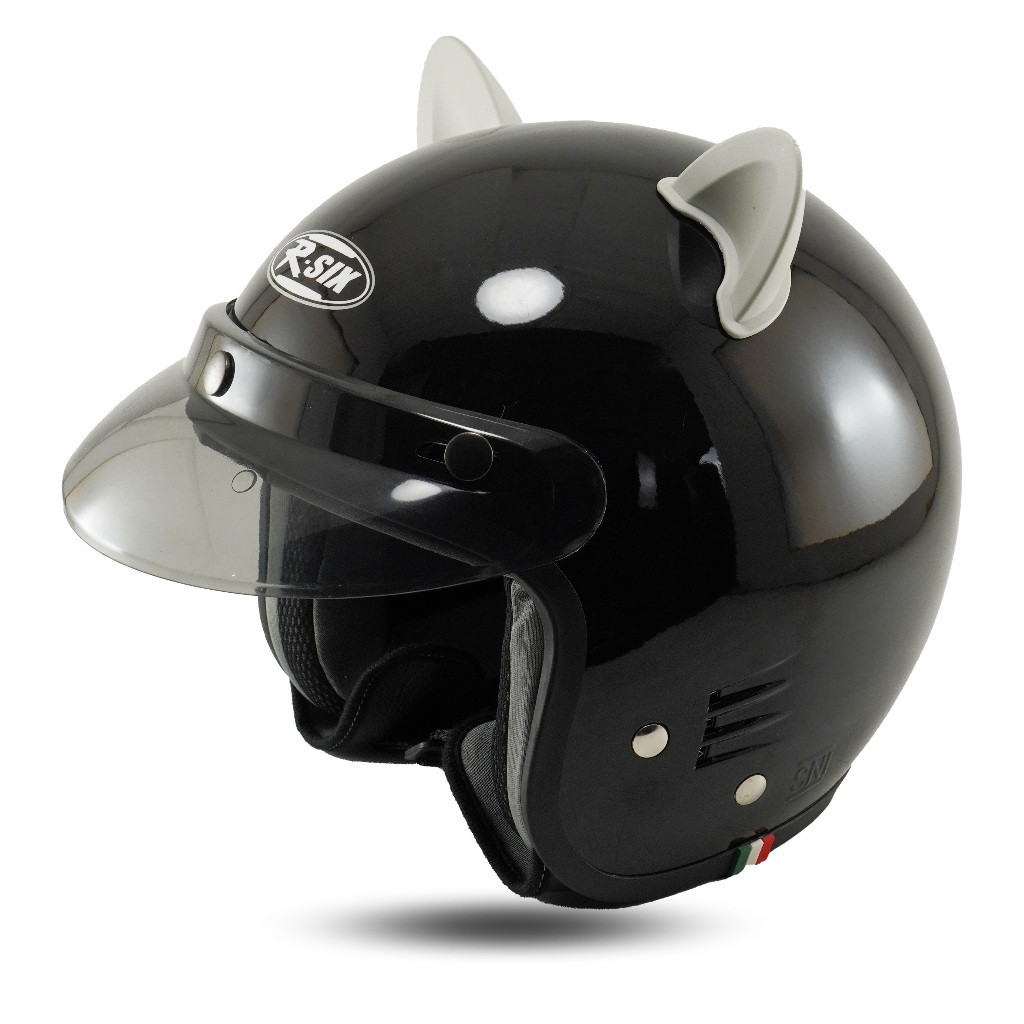 HELM BOGO DEWASA WANITA PRIA GRADASI TELINGA KUCING SNI