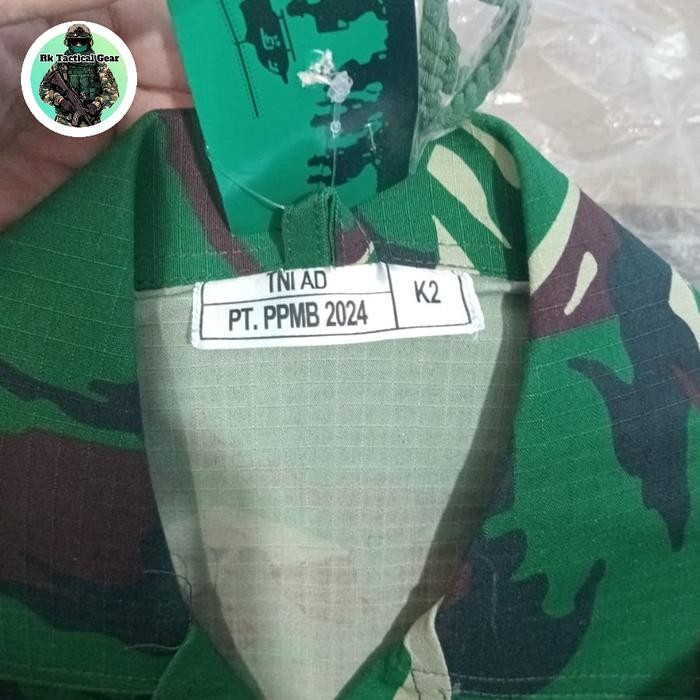 (ORIGINAL) Baju Seragam PDL Loreng TNI - Pembagian PT. Panca Prima PT. ARRNICH PT. GAJAH PT. SIRITEX