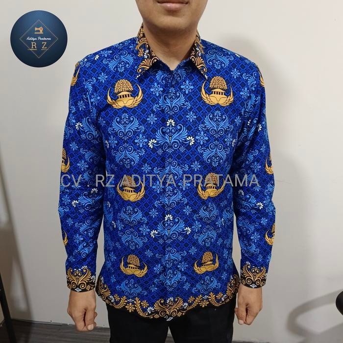 Batik KORPRI Pria Jahitan Exclusive Batik PNS KORPRI TERBARU PREMIUM