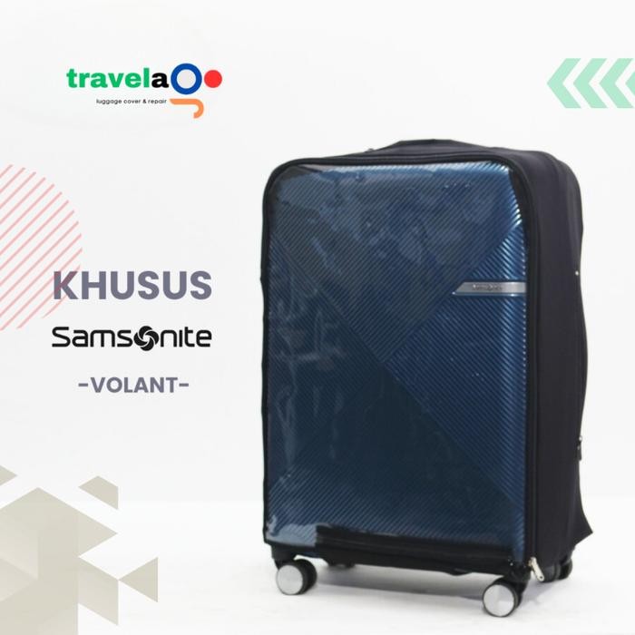 PROMO SARUNG KOPER KOMBINASI COVER KOPER SAMSONITE TYPE VOLANT READY
