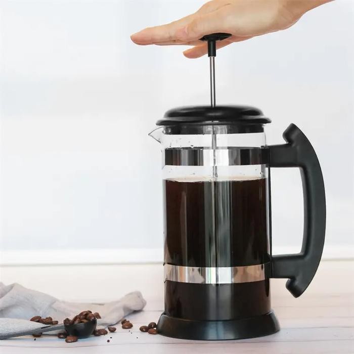 TERLARIS TEKO KOPI FRENCH PRESS COFFEE MAKER POT 1L 1 LITER READY