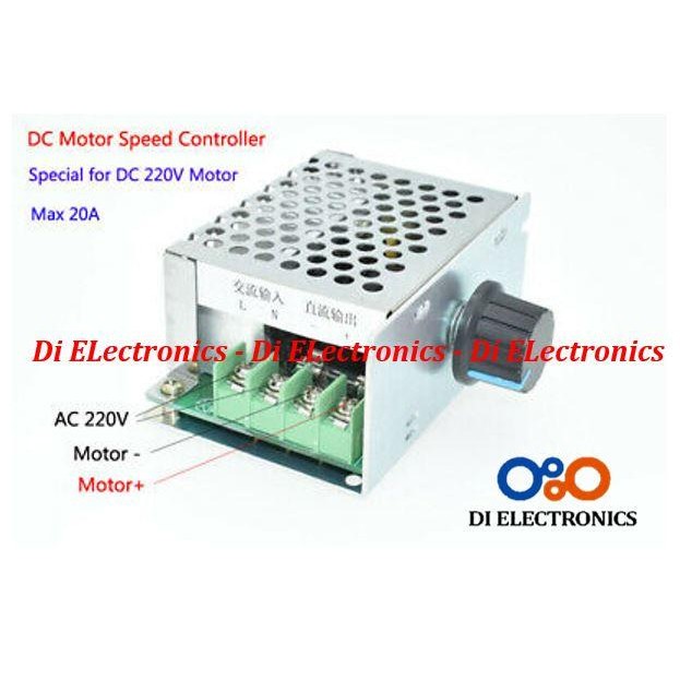 Bebas Ongkir Motor Speed Controller Input Ac 220V To Dc 10-210V High Voltage Dimmer Grab/Gosend