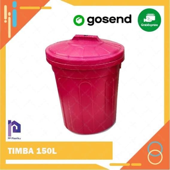 Timba 150L + Tutup / Tong Air 150 Liter / Ember / Baskom - Plastik