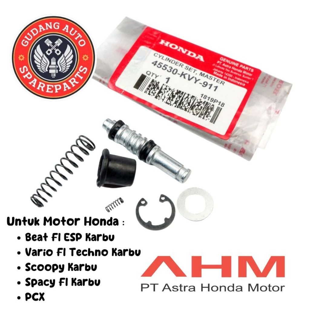 ORIGINAL AHM SEAL MASTER REM HONDA BEAT VARIO SCOOPY KODE KVY