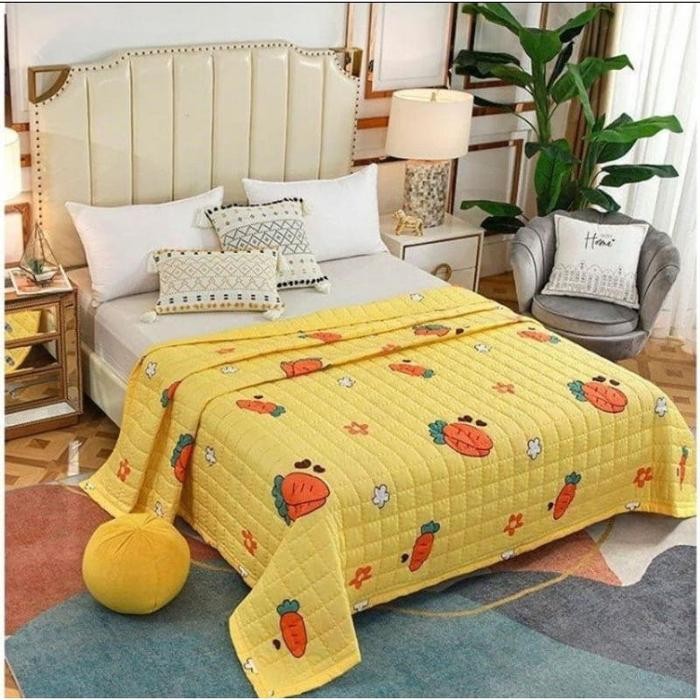 SRH Indonesia selimut bordir katun wortel uk.180x200 badcover tipis