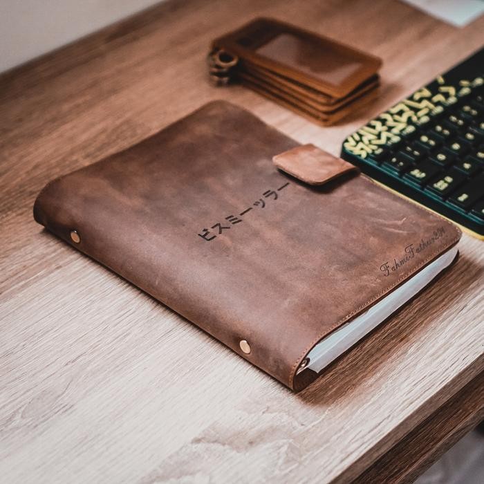 

Gilang_Store Buku Agenda BINDER A5 Cover Kulit - Paul Model v3 *GRATIS GRAFIR*