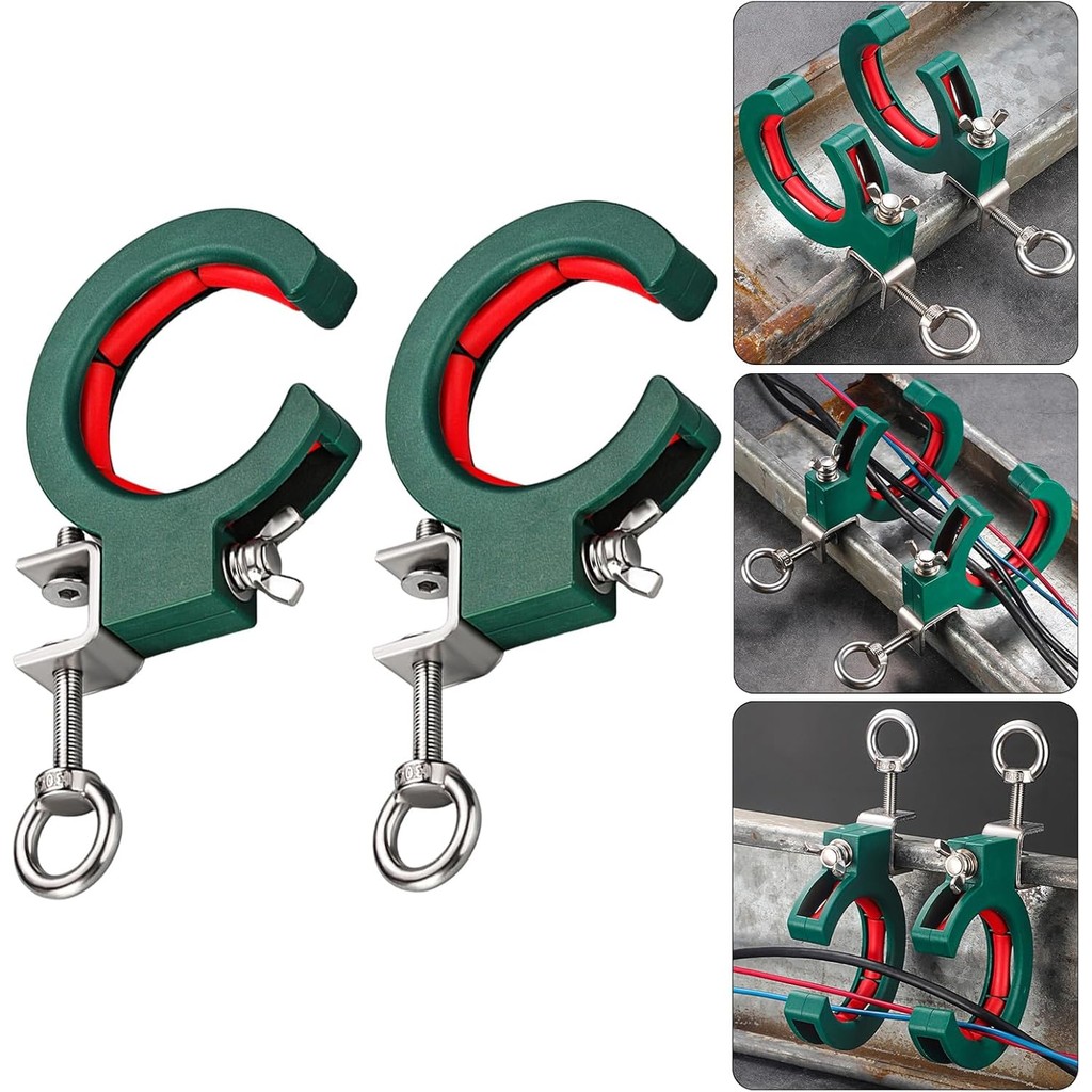 Cable Laying Roller Helper Adjustable Clamp Pulley Cable Wire Threading Tool Cable Tray Roller Cable