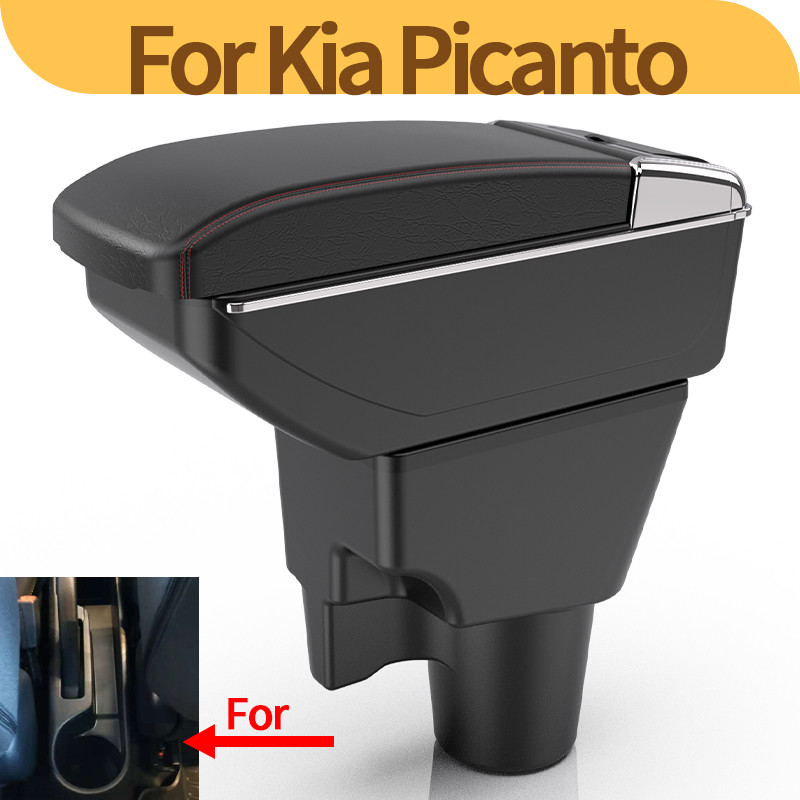 For Kia Picanto Armrest Box For Kia Picanto 3X-Line Car Armrest interior details Retrofit parts Car 