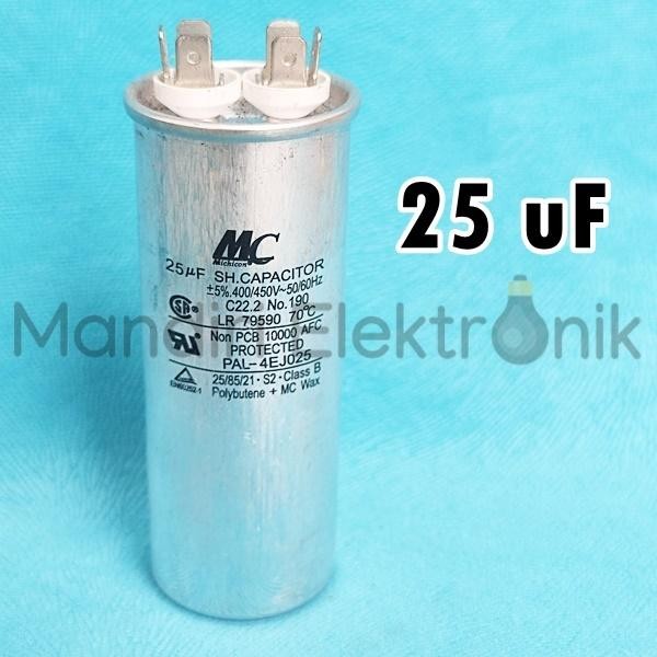 Kapasitor Ac 25 Mikro Capasitor Ac 25 Uf New