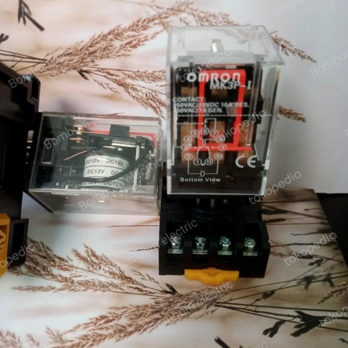 Relay Mk3P 12V Dc 10A Omron Original Ready