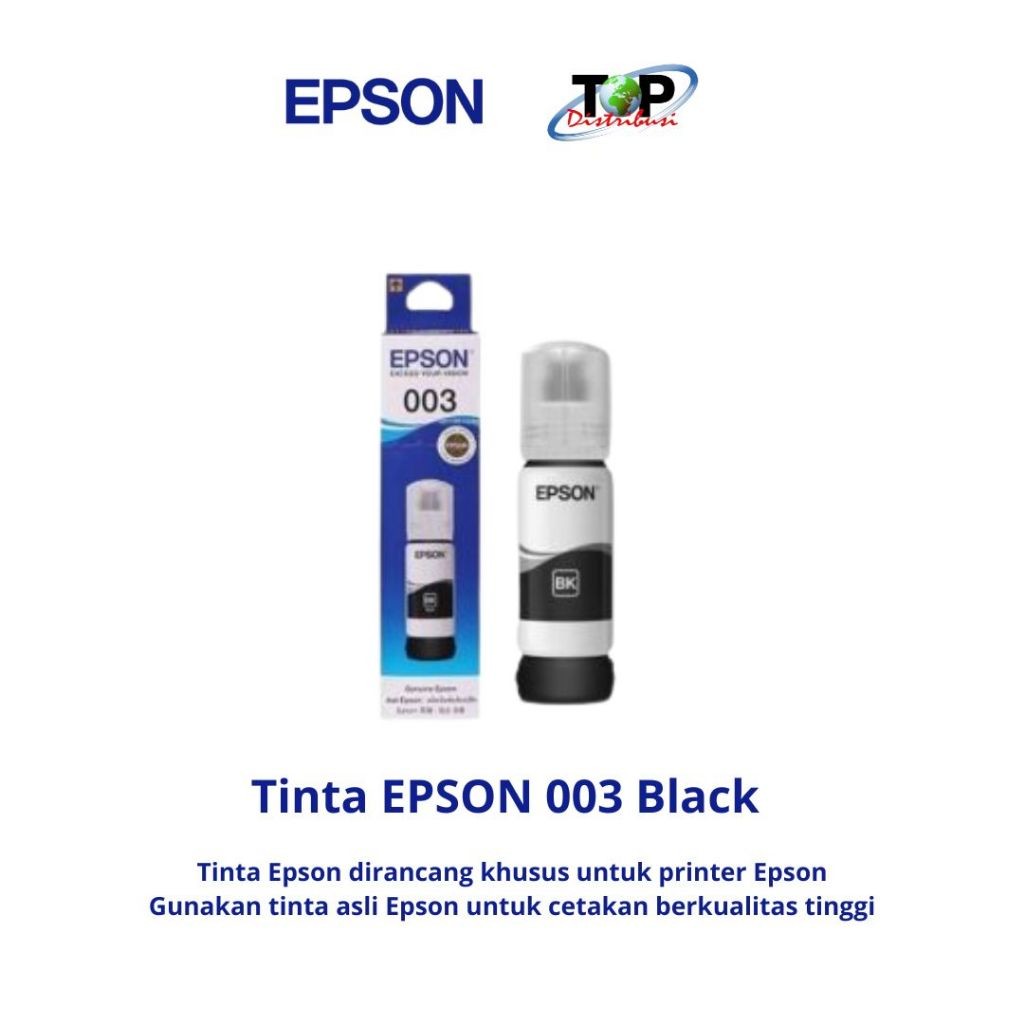 Tinta Epson 003 - Black / Hitam