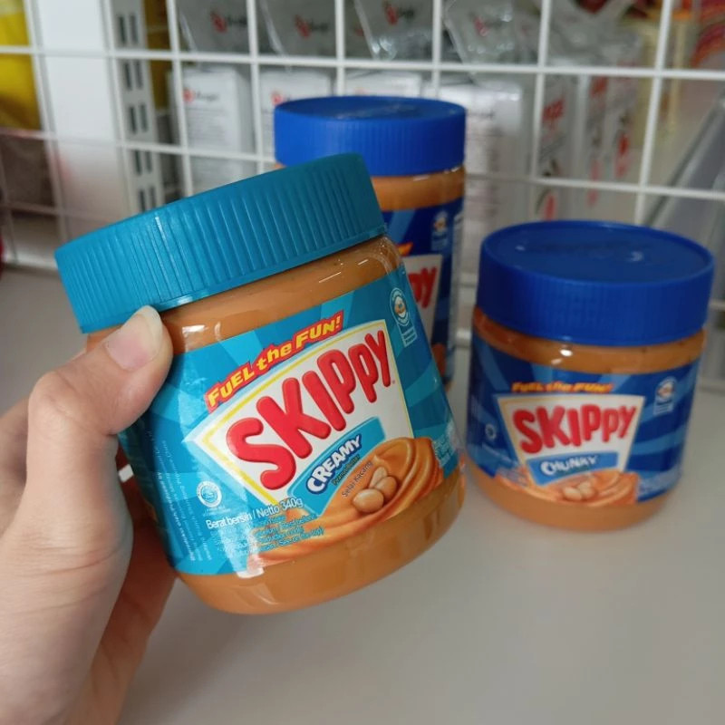 

Konter Makanan Skippy Creamy Peanut Butter 340 Gr / Selai Kacang Halus / Selai Roti / Olesan Roti