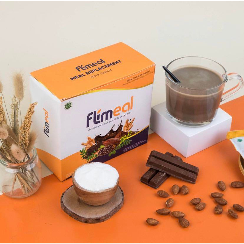 

Konter Makanan Flimeal (Meal Replacement) Minuman Pengganti Makan Tinggi Serat Original 100% Isi 12