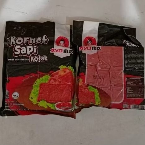 

Konter Makanan Kornet Sapi Ayoma Bentuk Kotak 450 Gram