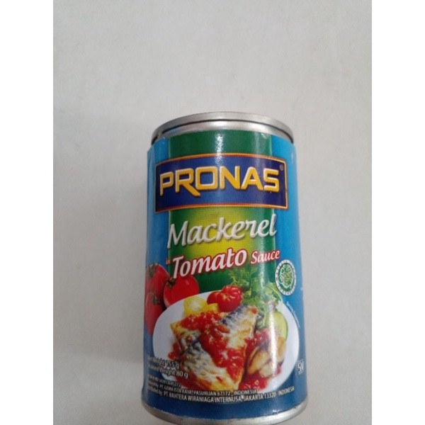 

Konter Makanan Pronas Makarel Saus 155G