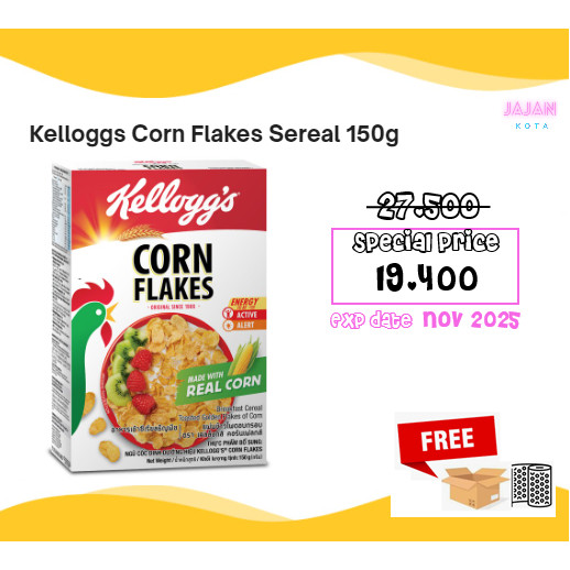 

Konter Makanan Kelloggs Corn Flakes Sereal 150G