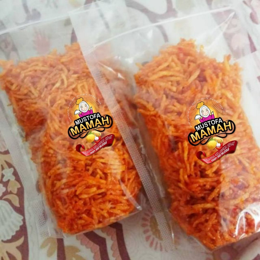 

Sensasi Lezat Kentang Mustofa Kering Pedas Manis 100G Laris