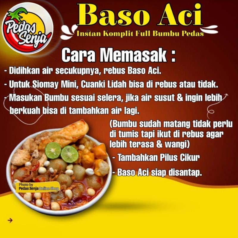 

Sensasi Lezat Paket Baso Aci Pedas Komplit Full Bumbu 6 Bungkus