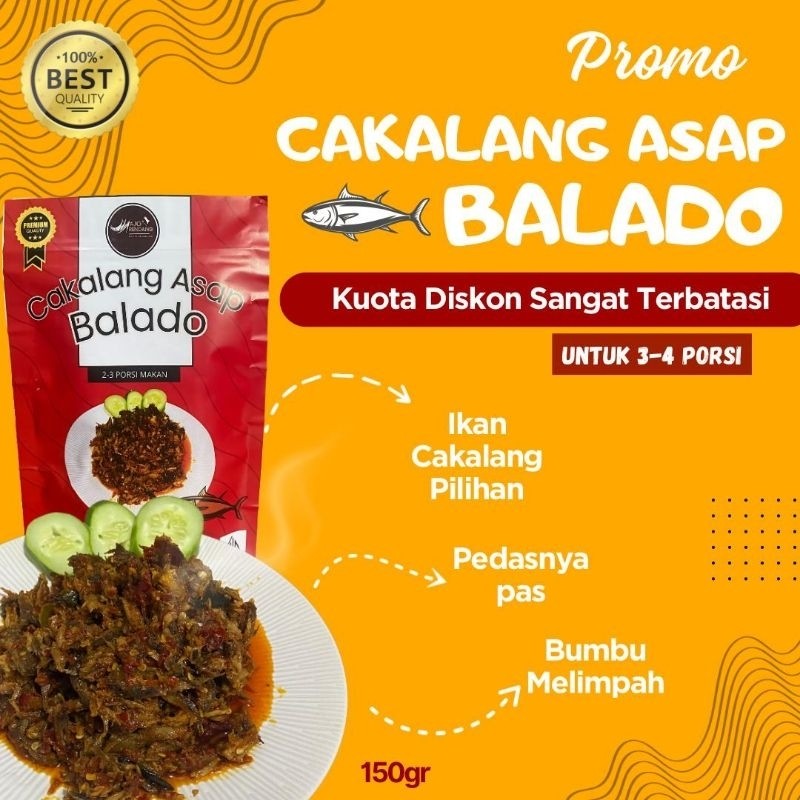 

Sensasi Lezat Rendang Sapi 250Gr + Cakalang Balado 150Gr