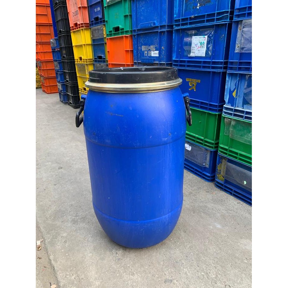 Tong Drum Bekas Makanan / Tong Drum Foodgrade / Tempat Sampah 40Kg