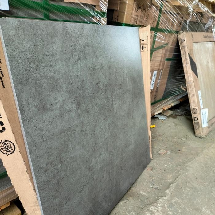 Granit 60X60 Kasar / Matt , Untuk Teras , Garasi , Kamar Mandi Arna Edgar Grey Local