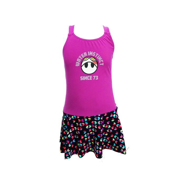 Arena Girls Swim Suit Pk Ajw-20210 Baju Renang Anak Perempuan Pink