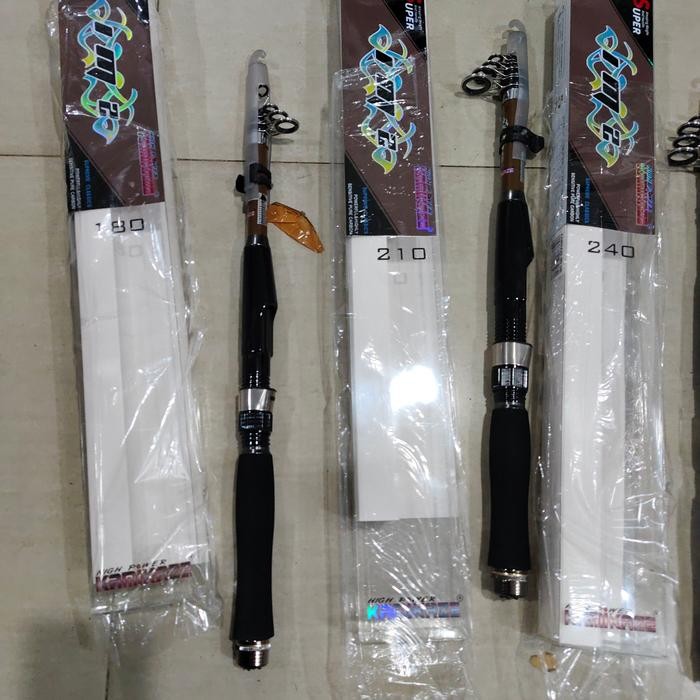 Joran pancing antena kamikaze im2 180 210 240 270 carbon kaku