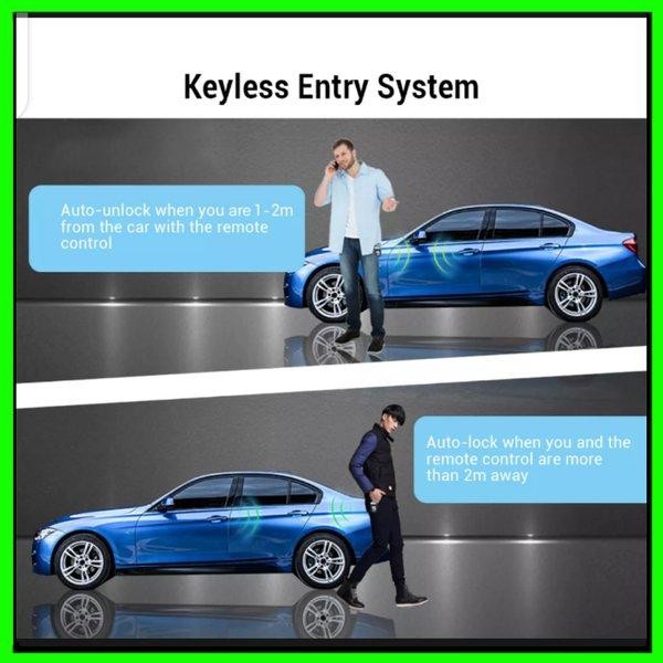 Paling Murah. Alarm Mobil Rfid Plus Start Stop Engine Button Remot Keyless Entry