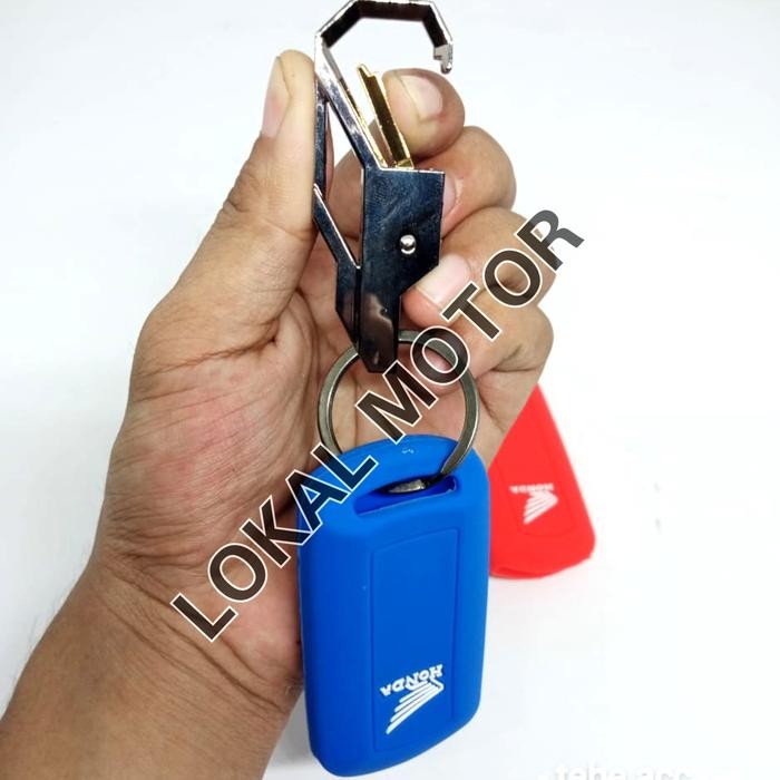 Ready.. Set Gantungan Kunci Dan Silikon Remote Keyless Honda Scoopy 2021