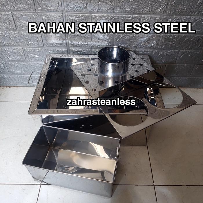 

Promo Terbatas Dandang Mie Ayam Kotak Kuah Sekat/ Tong Mie Pentol 40X30X20