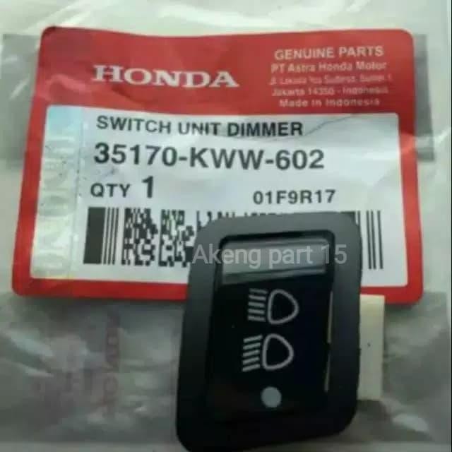 Original.. Saklar Lampu Dim 3Pungsi Beat Fi/Beat Esp/Beat Pop/Vario 125 Fi-Old/Re