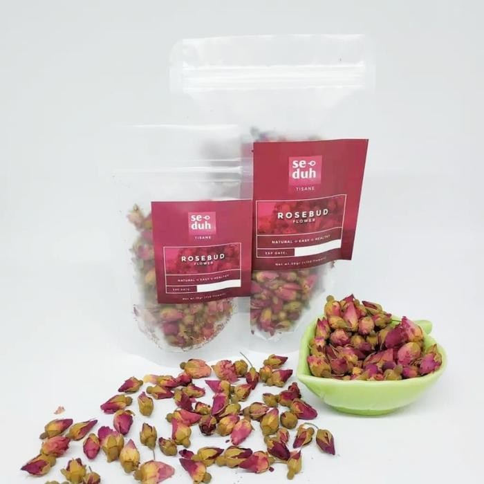 

SEDUH Bunga Mawar Kering / Teh Rose Bud Tisane - 50 Gram PREMIUM