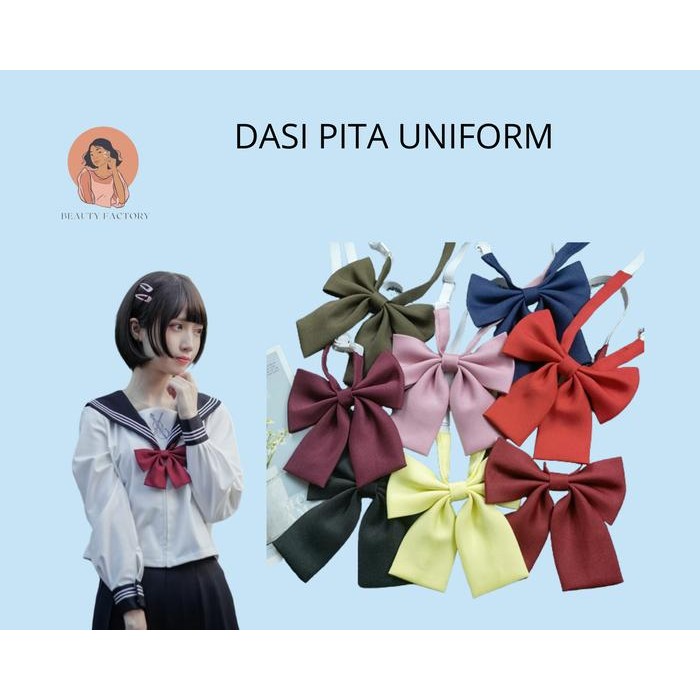 DASI PITA POLOS UNIFORM JEPANG/DASI PITA SEKOLAH *