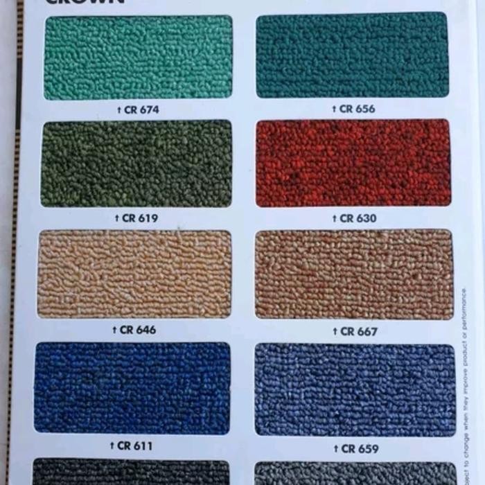 karpet meteran crown