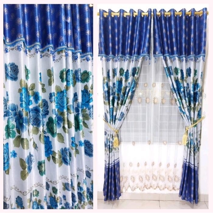 Gorden Pintu Jendela Bludru Smokring 12 Ring Poni Gorden - Curtain, Tali, Vitrase, Renda
