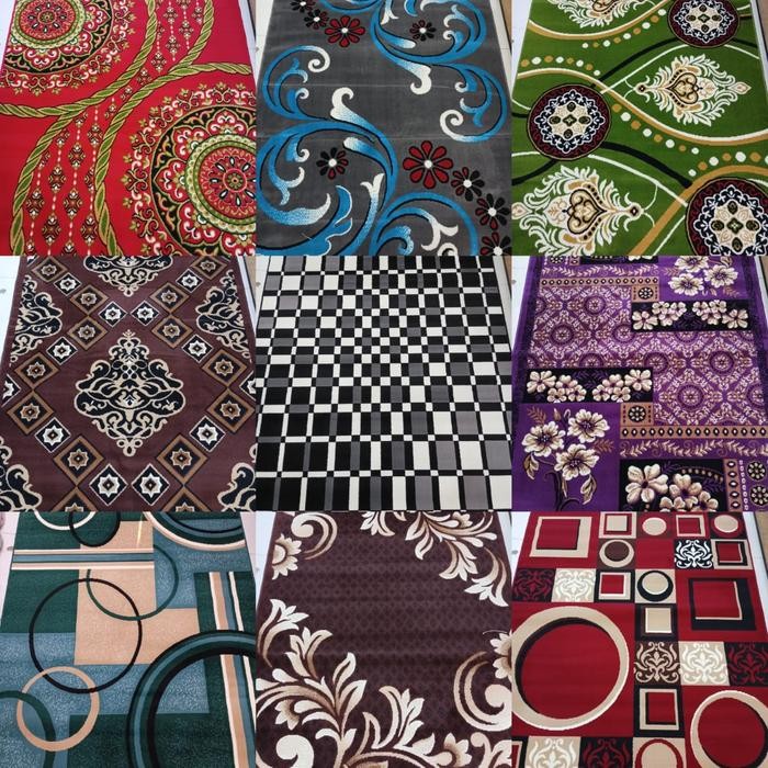 Karpet Permadani MODERNO 160x210 seri Minimalis ukuran Sedang Standar